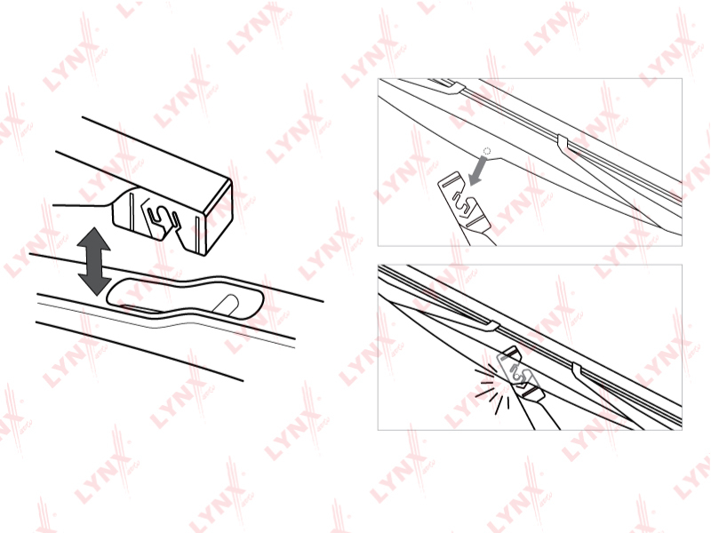 Щетка стеклоочистителя задняя BMW X3(E83) 2.0D-3.0 04 Citroen C4 Picasso 1.6-2.0D 06 Ford Focus II 1.4-2.