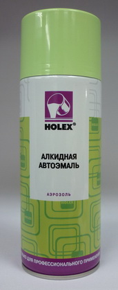 Краска-спрей HOLEX (эмаль) номерная 201 БЕЛАЯ 520мл.