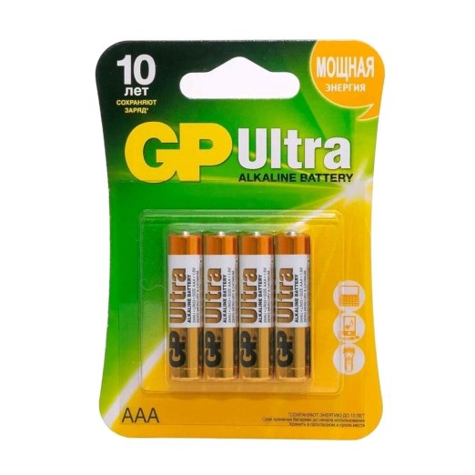 Батарейка AAA GP Ultra LR03 4шт блистер