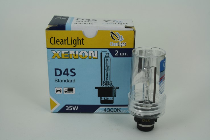 КСЕНОН лампа D4S 4300К Clearlight (1шт)