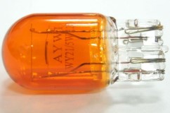 Лампа AYWIparts 12V WY21/5W бесцок. двухкон. желтая (W3x16q)