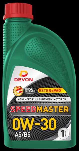Масло моторное Девон Speed Master 0W30 А5/В5 (1л.) синт. (бенз., диз.)