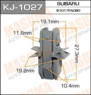 Пистон (клипса крепежная пласт.) KJ-1027