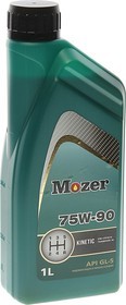 Масло трансмиссионное MOZER  Kinetic 75w-90 GL-5 (п/синт)  1л