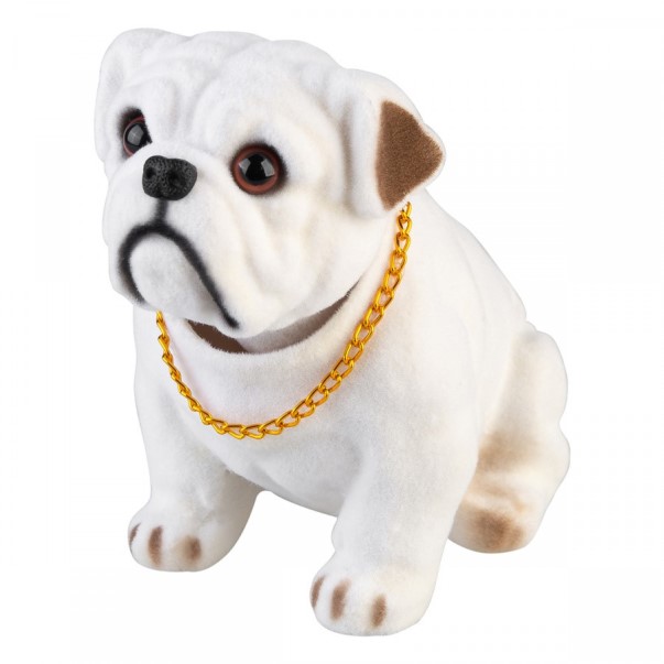 Игрушка собака с освежителем  Лимон  Бульдог