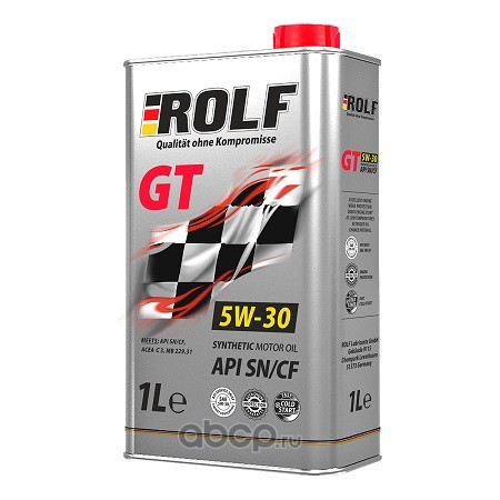 Масло моторное ROLF  GT 5W30 1л. синт. API SN/CF