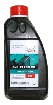 Антифриз Toyota LONG LIFE COOLANT (1л) концентрат красный (пластик)