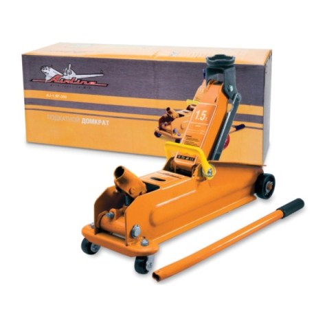 Домкрат подкатной 1,5т. высота подъема 140-300мм.