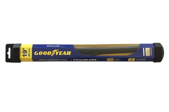 Щетка стеклоочистителя GOODYEAR бескаркасная FRAMELESS 19  (480мм)