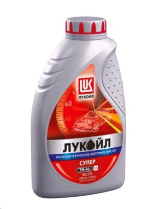 Масло моторное Лукойл СУПЕР  5W40 1л. п/синт.