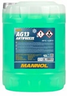 Антифриз MANNOL зеленый AG13 (-40С) 10кг.