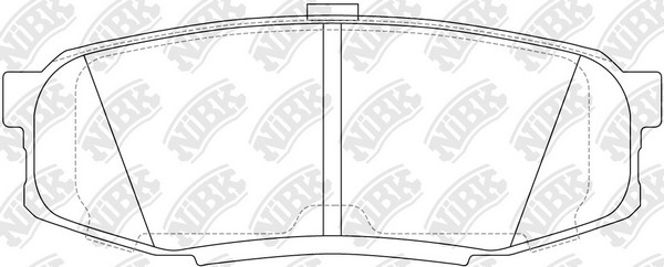 Колодка торм. Toyota Land Cruiser 200 Tundra задн. /дисковые/