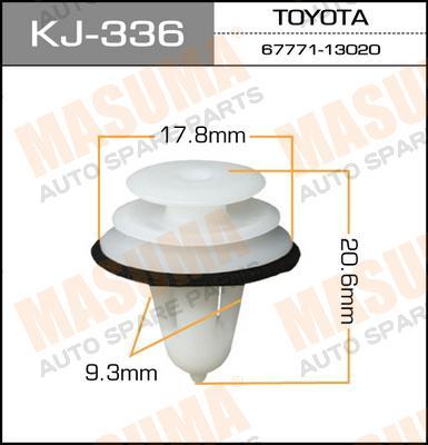 Пистон (клипса крепежная пласт.) KJ-336