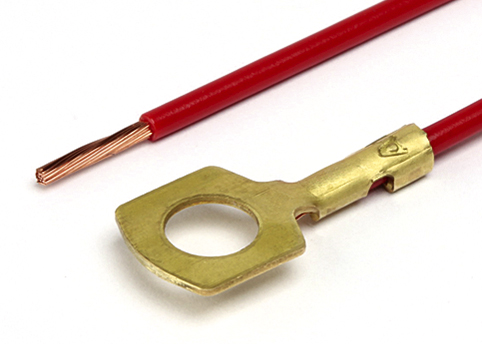 Электроразъем под винт  6,2мм с проводом