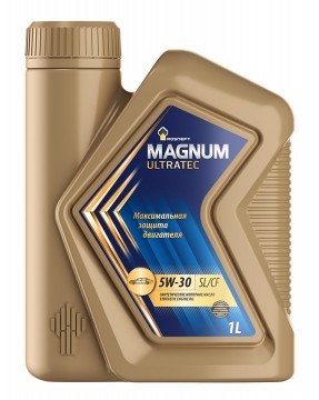 Масло моторное Роснефть Magnum Ultratec 5W30 синтетика 1л.