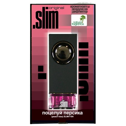 Ароматизатор на дефлектор  SLIM 184  Поцелуй персика 8 мл