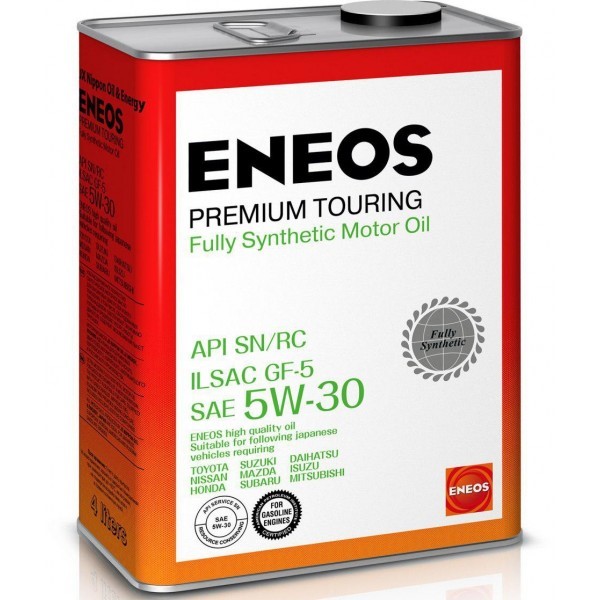 Масло моторное Eneos Premium Touring 5W30 SN (4л.) синт. (бенз.)