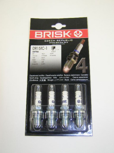 Свечи BRISK  Extra  DR 15 C 3 электрод. /для ВАЗ 2112 16-ти клапанн./ (1328)