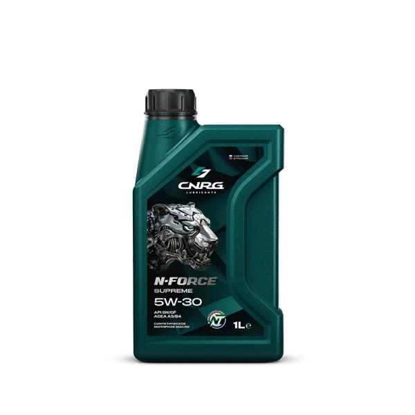 Масло моторное CNRG N-Force Supreme 5W30 ACEA A3/B4, API SN/CF синт.   (1л)