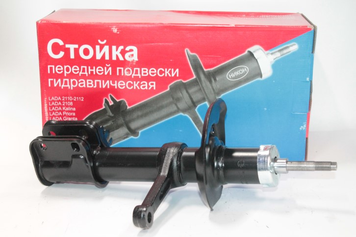 Стойка амортизаторн. передняя 1119 (под бочкообразную пружину) левая масл.