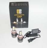 Лампа H8 12V LED 36W/3800LM 6000K 2 шт белый/желтый