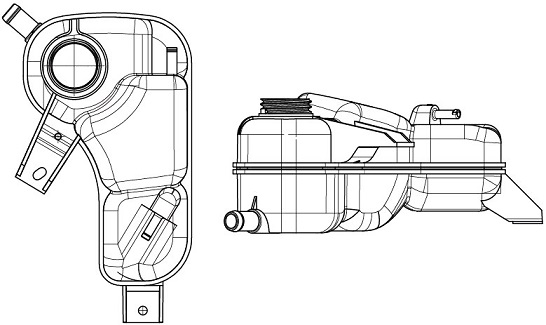 Бачок расширительный Nexia с крышкой