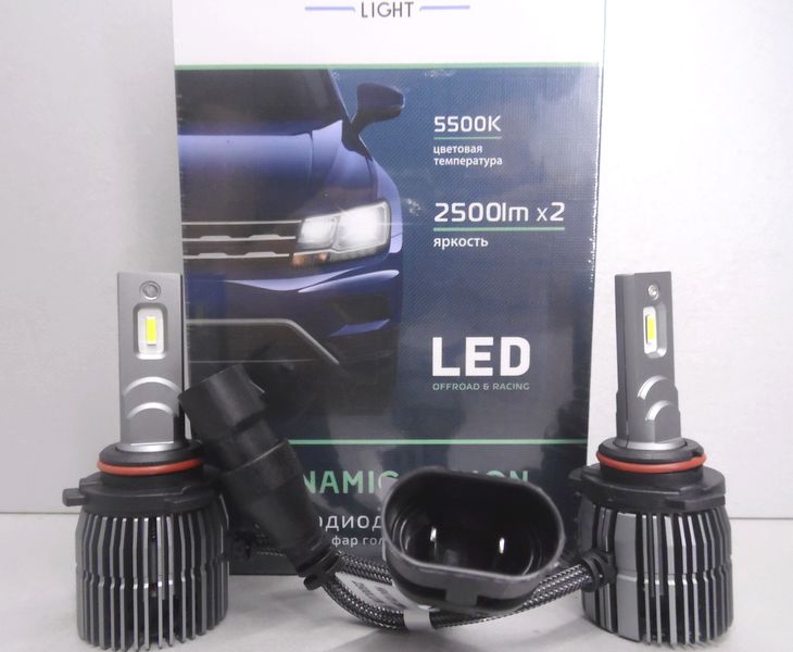 Лампа светодиодная  HB4-12V 28W, 2500Lm, 5500K (9006) кулер, серия DYNAMIC VISION LED 2шт