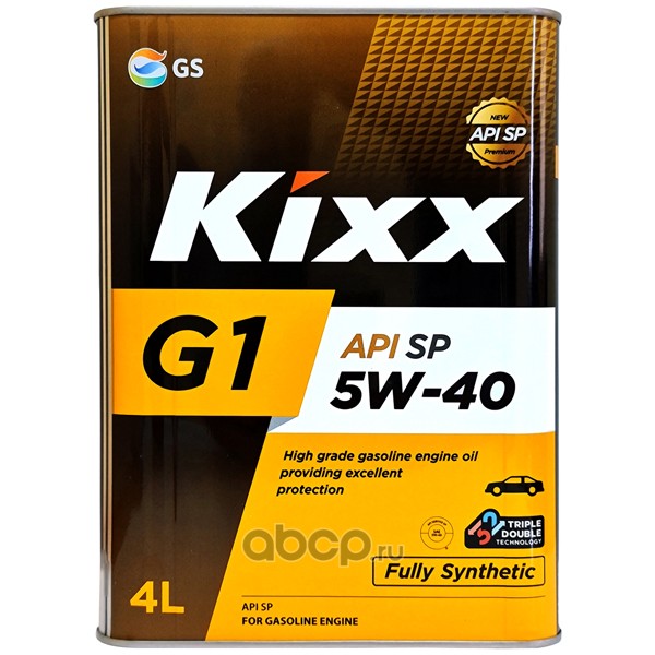 Масло моторное Kixx G1 5W40 API SP 4л. синт.