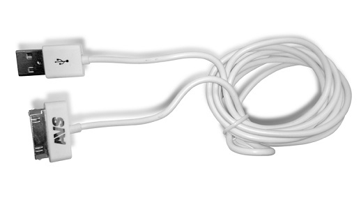 Кабель USB - для iPhone 4 IP-41 (1м) (AVS)