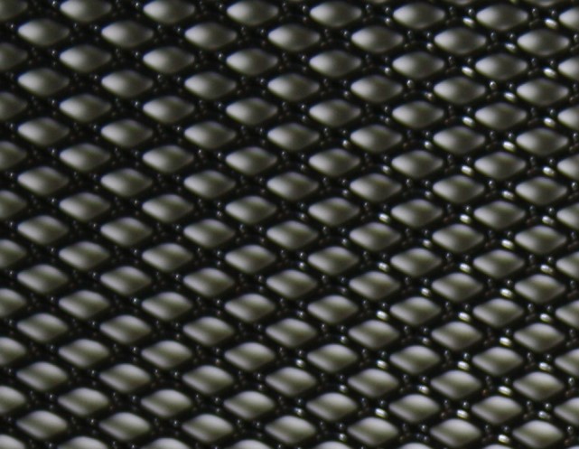 Сетка декор алюмин. ячейка 6мм х 3,5мм черная размер 100 х 30см