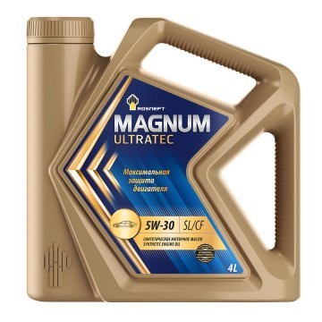 Масло моторное Роснефть Magnum Ultratec 5W30 синтетика 4л.