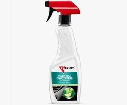 Полироль пластика (очиститель) 500мл триггер матовый ЗЕЛЕНОЕ ЯБЛОКО