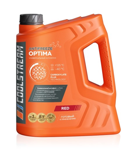 Антифриз Cool Stream Optima Red G12 -40С  5кг. красный