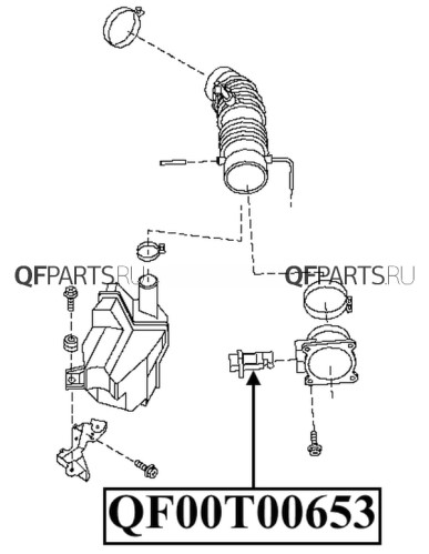Датчик массового расх.воздуха Nissan X-Trail, Subaru Forester/Impreza 1.5-3.0/3.0DTi 97)
