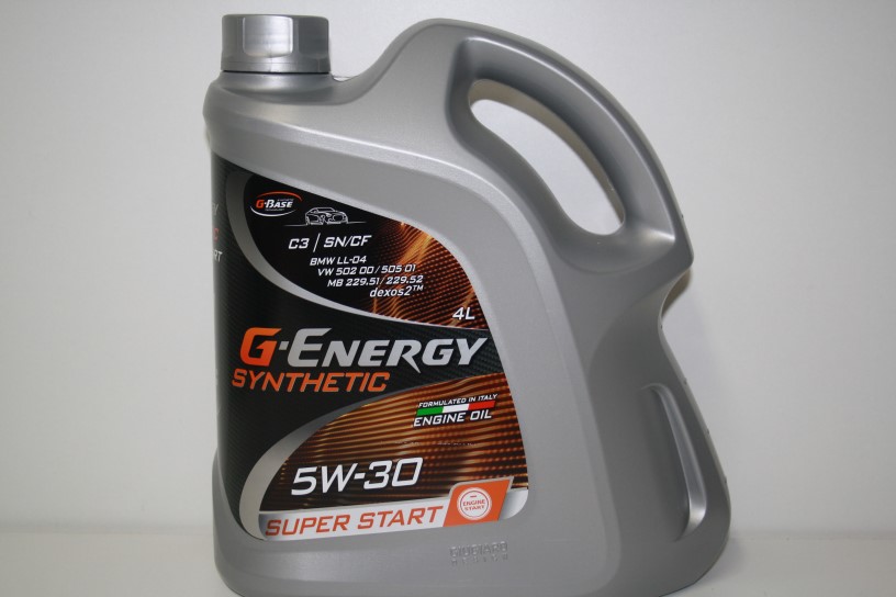 Масло моторное G-Energy  Synthetic Super Start 5W-30  4л