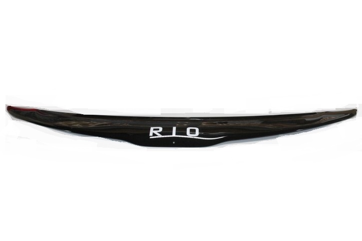 Дефлектор капота Kia Rio с 2011 г. до 2017 г. еврокрепеж