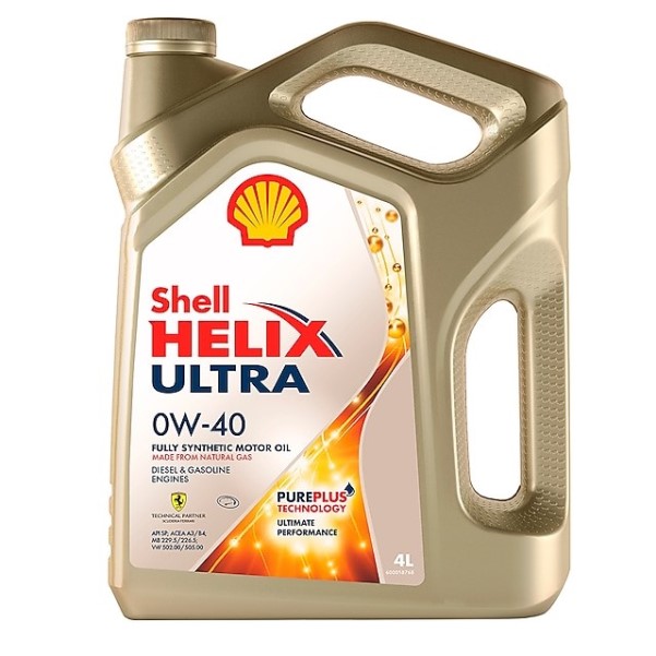 Масло моторное Shell Helix Ultra 0W40 SN  A3/B4   4л. (синт)