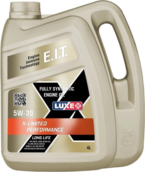 Масло моторное LUXE Premium X-LIMITED PERFORMANCE LL 5w-30 SN/CF, A3/B4-04, С3 синт. бенз./дизель (4л)