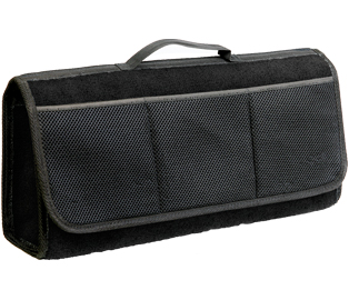 Сумка-органайзер багажника TRAVEL ковролиновый 50x13x30 см черный