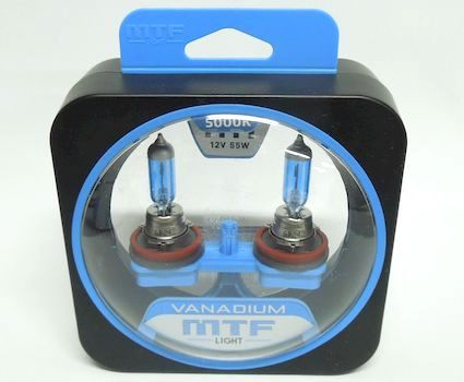 Лампа MTF H11-12-55 5000K Vanadium NEW набор 2шт
