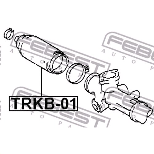 Пыльник рулевой рейки универсальный (иномарки) 1шт.