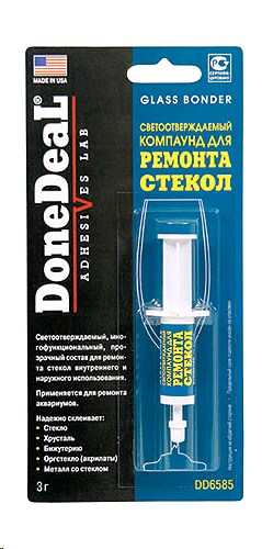 Клей для ремонта стекол DD 6585  3мл.