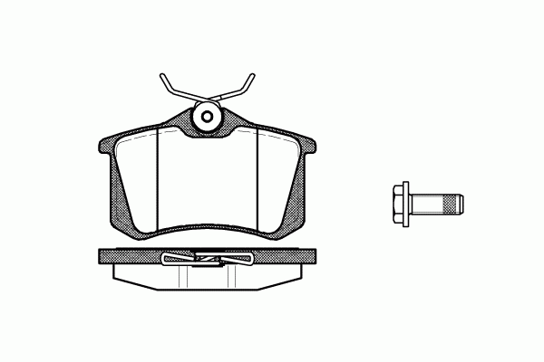 Колодки тормозные Audi A2,A3,A4,A6,A8,TT/Ford/CITROEN/Peugeot/VW GOLF/POLO/VENTO/ PASSAT/SHARAN/Skoda - задние