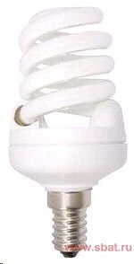 Лампа бытовая люмин. Ecola SP E14 15W 4100 98x45 Full  Z4NV5ECL