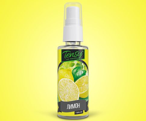 Освежитель (ароматизатор) спрей Tensy  Лимон  50мл
