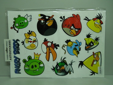 Наклейка Angry Birds (35х50см)