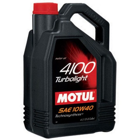 Масло моторное MOTUL 4100 TURBOLIGHT GHT 10W40 4л. п/синт.