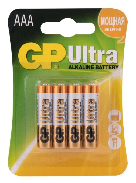 Батарейка AAA GP 24AU-CR2 Ultra BL-4 4шт