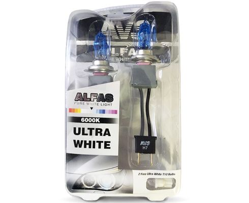 Лампа AVS H7-12-85 6000K ALFAS Pure White набор из 2шт+2шт габаритные светодиодные лампы T-10