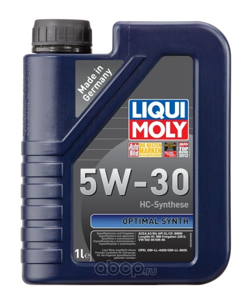 Масло моторное LIQUI MOLY OPTIMAL HT Synth 5W30  A3/B4  (синт)  1л.